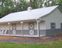 classic pole/horse barn horse barn
