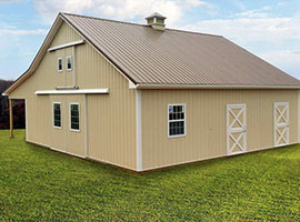 quality amish made horse barn horse barns