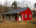 classic red pole barn pole barn